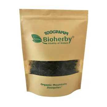 Jiaogulan Gynostemma pentaphyllum – Premium Blätter – Handverlesene Frühjahrs-Ernte
